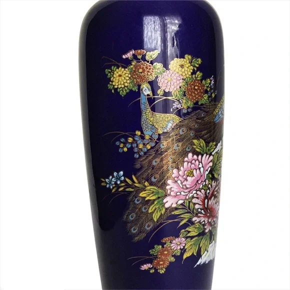 Vintage MCI Japan Peacock Vase - Picture 5 of 8